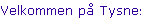 Velkommen p� Tysnes